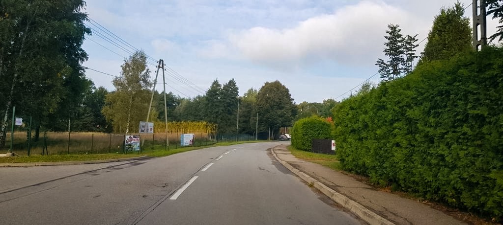 Droga powiatowa, która zostanie przebudowana.