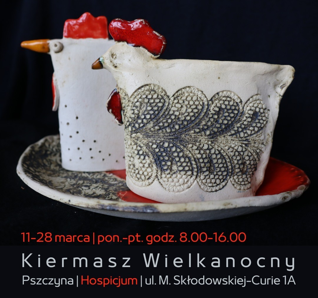 Dwie kurki, to prace dostępne na jarmarku.