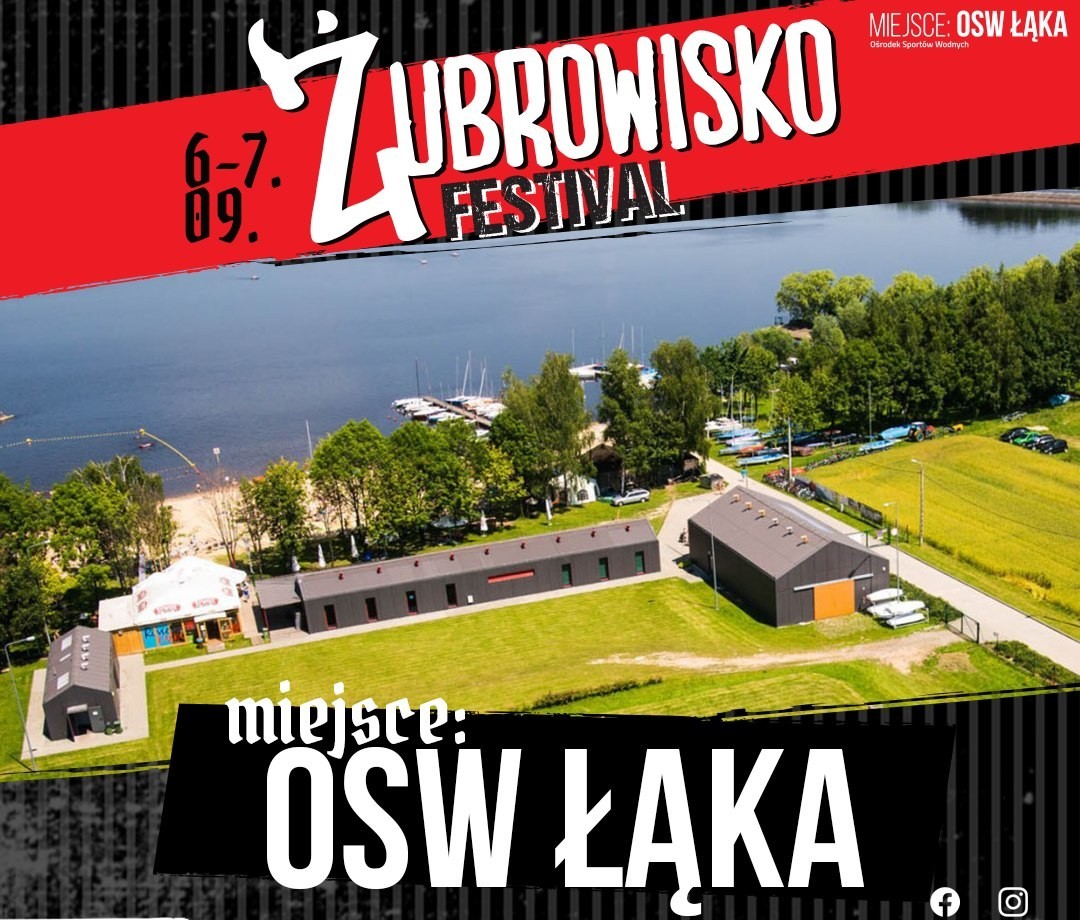 Zdjęcie z lotu ptaka OSW w Łące.