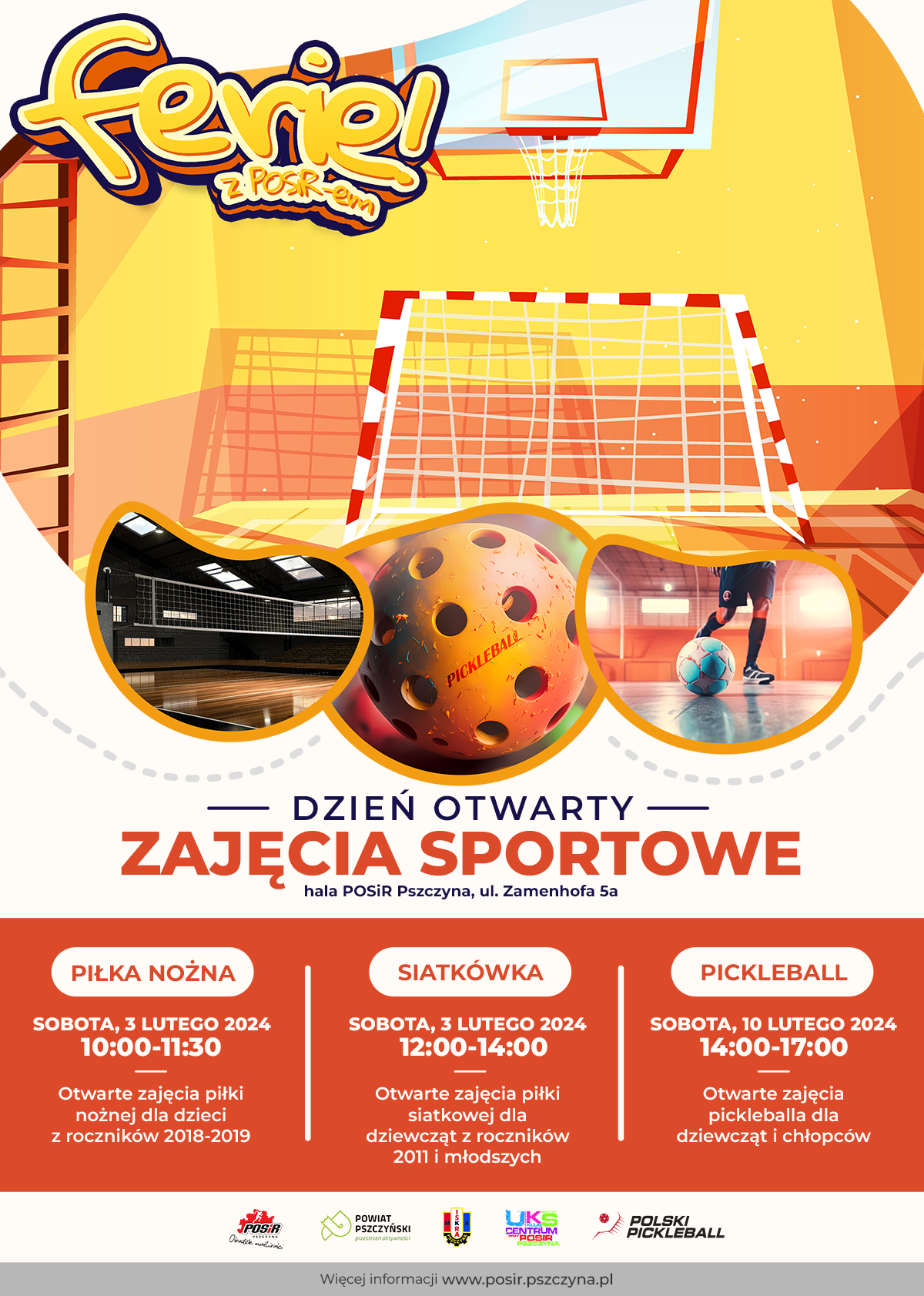 Plakat z informacjami o dniach otwartych, z datami i godzinami. Informacje w tekście.