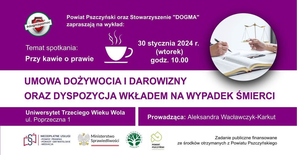 Grafika informująca o wydarzeniu.