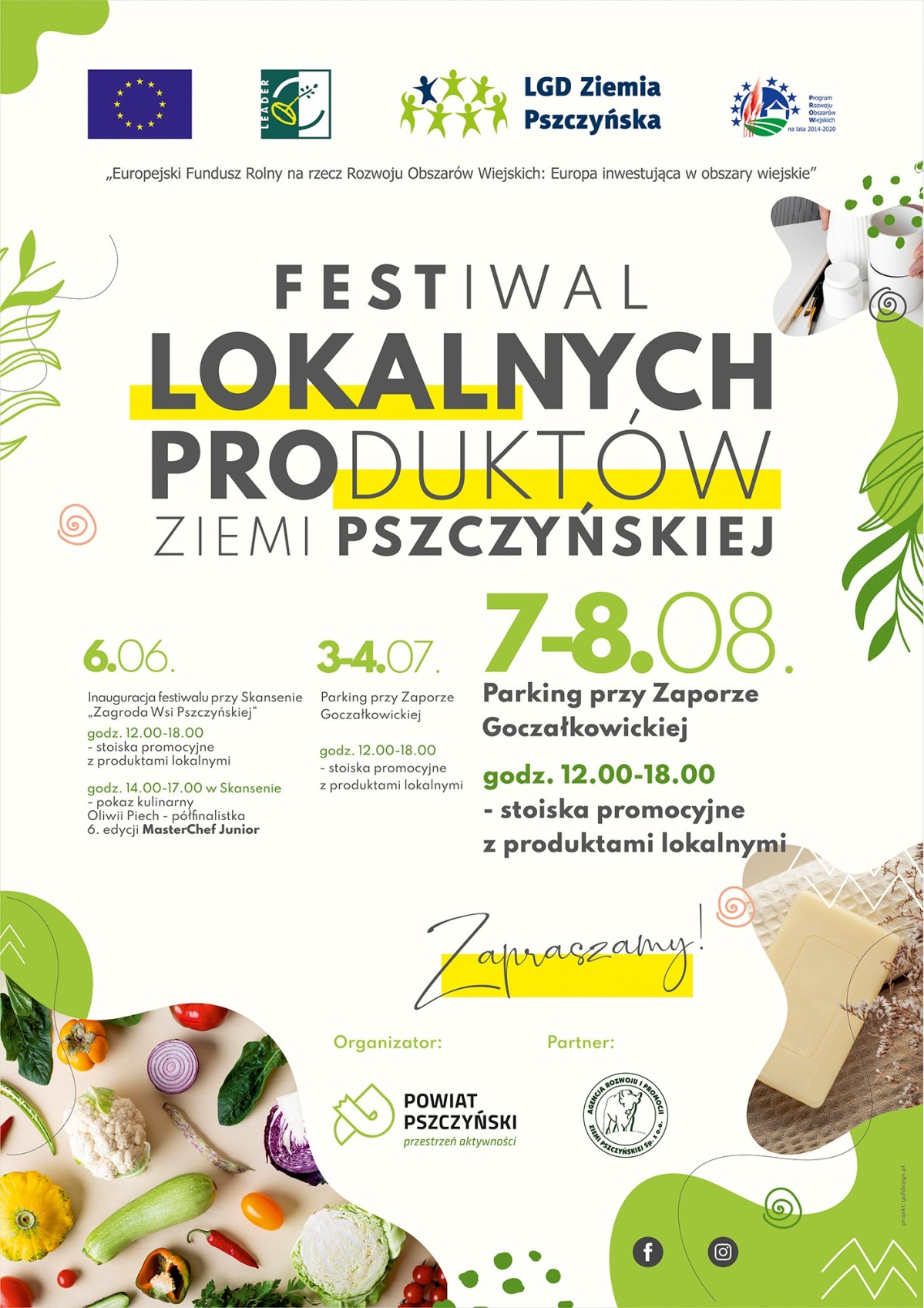 Plakat zawierający informacje na temat wydarzenia: data, godzina, miejsce.