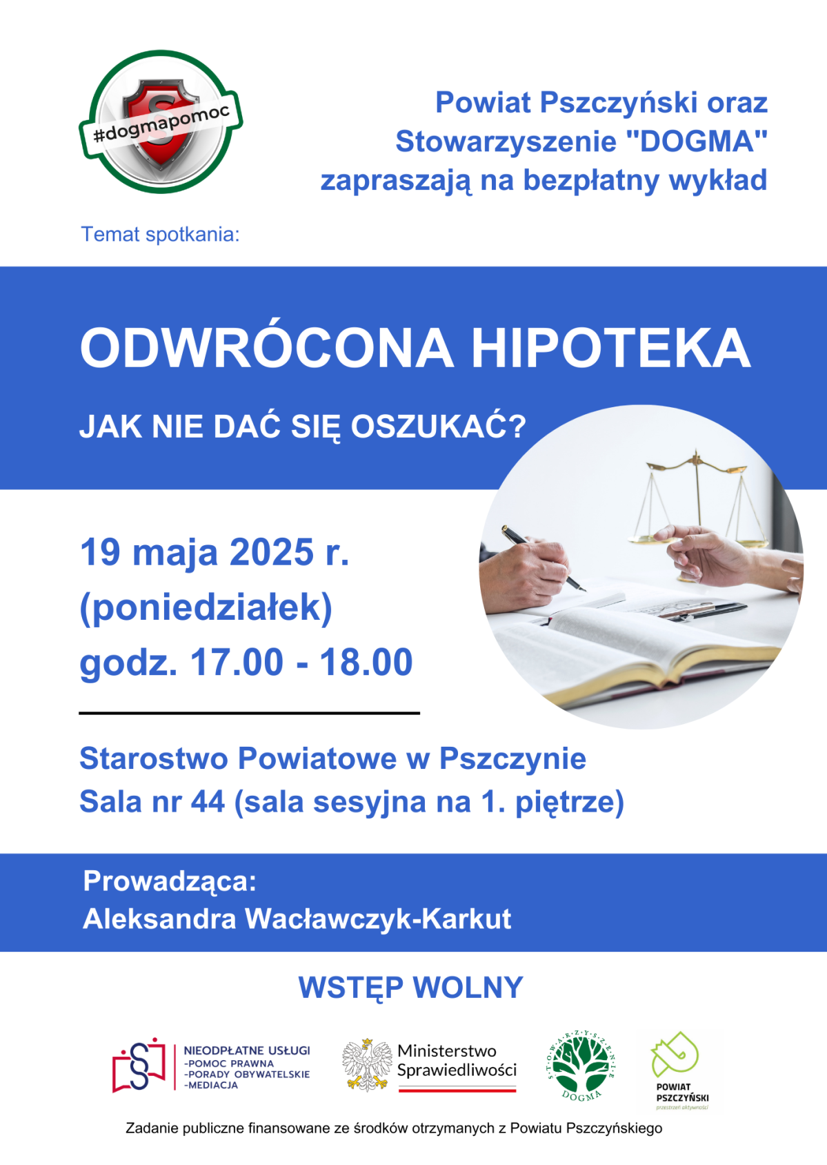 Plakat informujący o wydarzeniu.