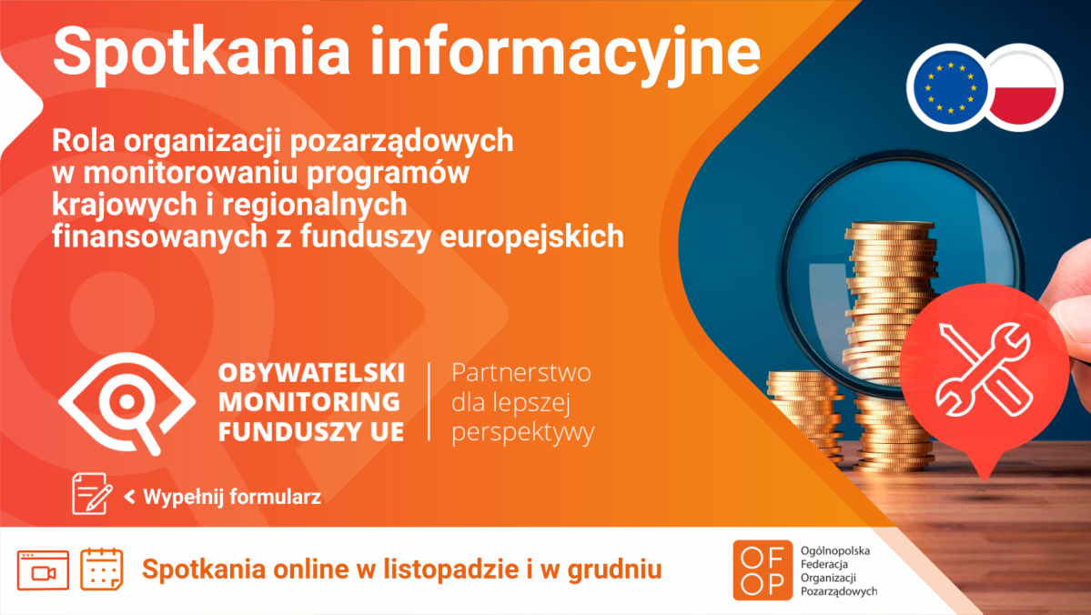 Plakat informujący o spotkaniu