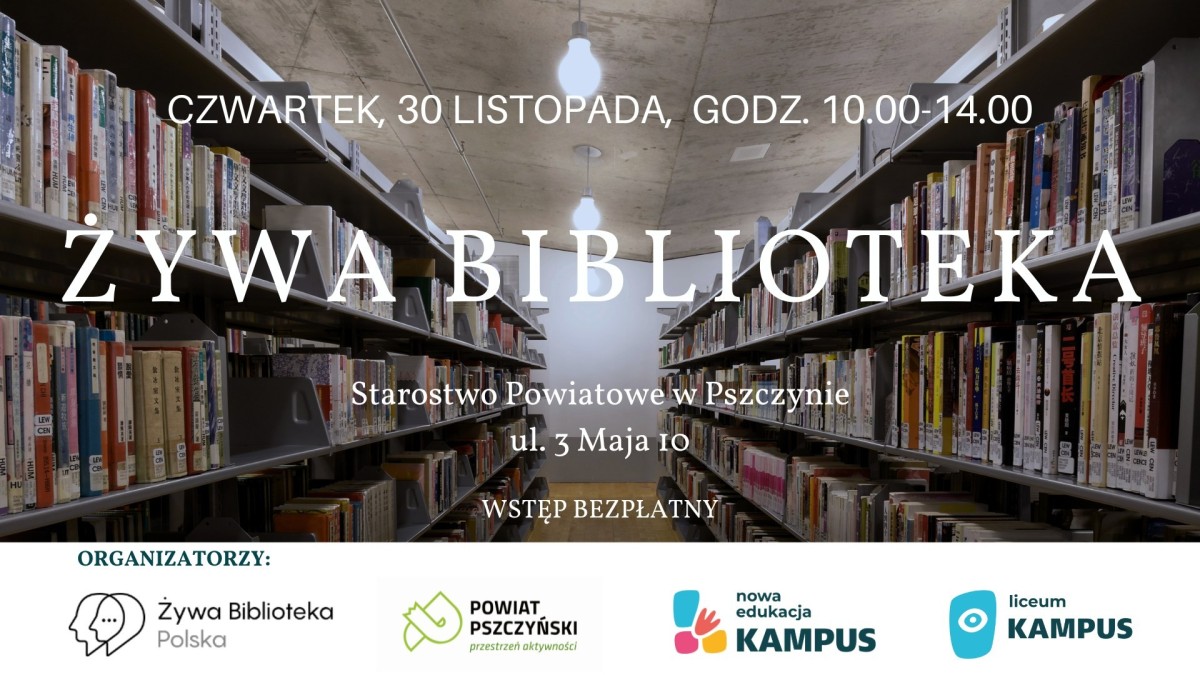 plakat promujący wydarzenie z miejscem i datą wydarzenia.
