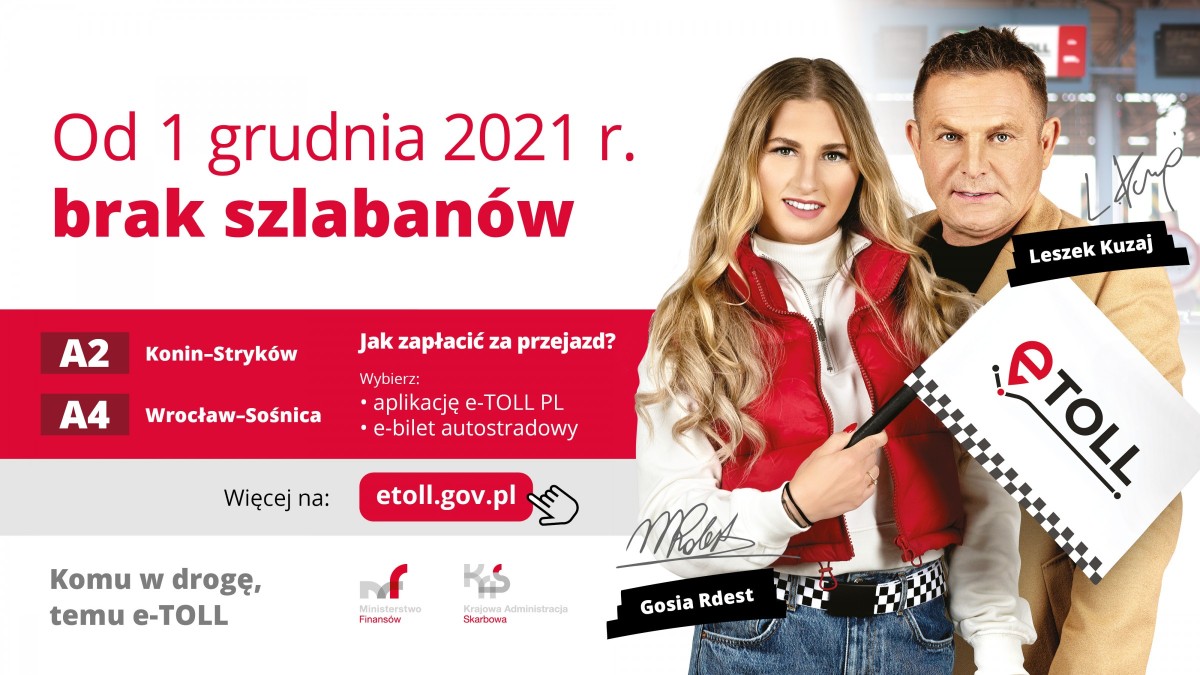Baner informujący o systemie etroll.