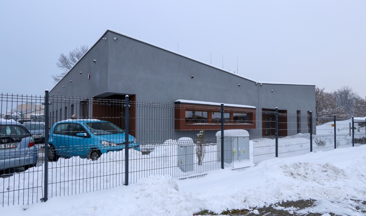 Nowopowstały budynek Domu Ojca Pio w Pszczynie.