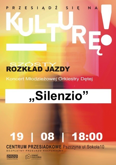 Plakat informujący o wydarzeniu, treść w tekście.