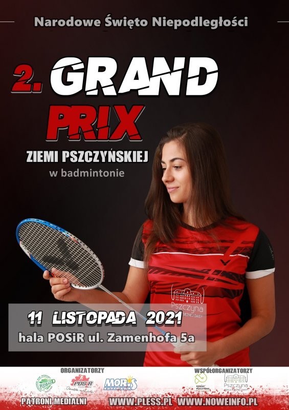 Plakat zawierający informacje na temat turnieju organizowanego 11 listopada.