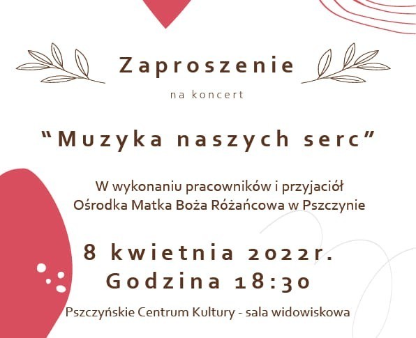 Zaproszenie na wydarzenie.