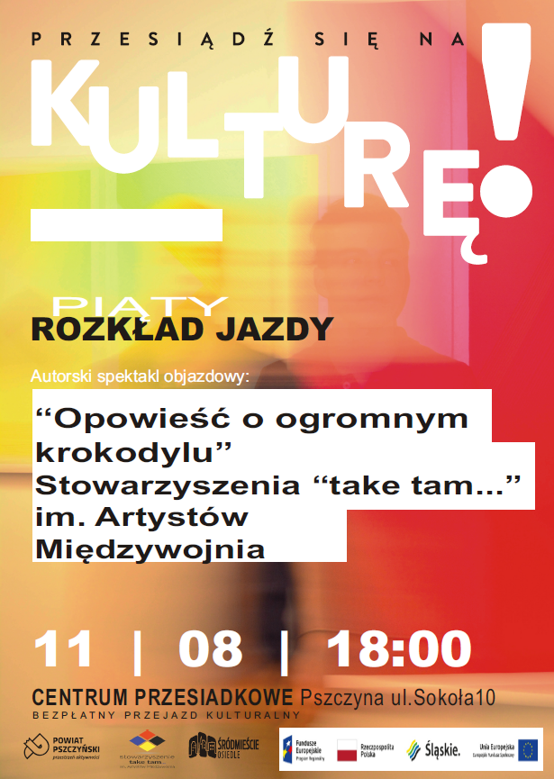 Kolorowy plakat z informacją o wydarzeniu. Treść w tekście.