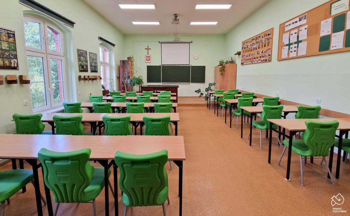 Sala biologiczna w Chrobrym po renowacji.
