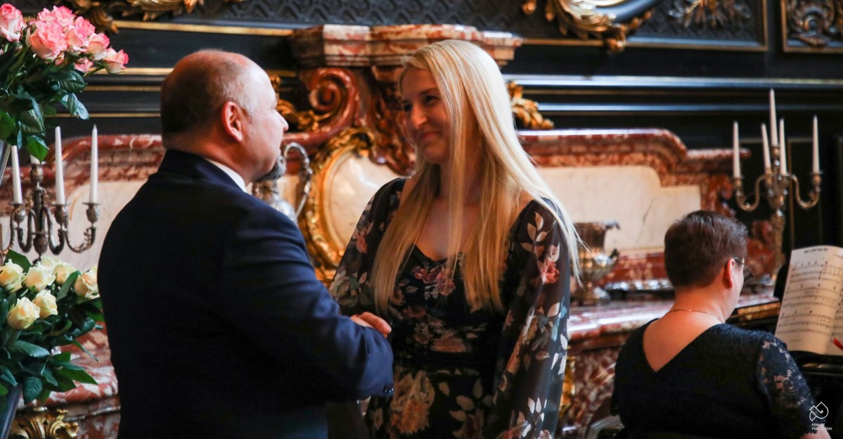 Jolanta Brandys odiera gratulacje od starosty