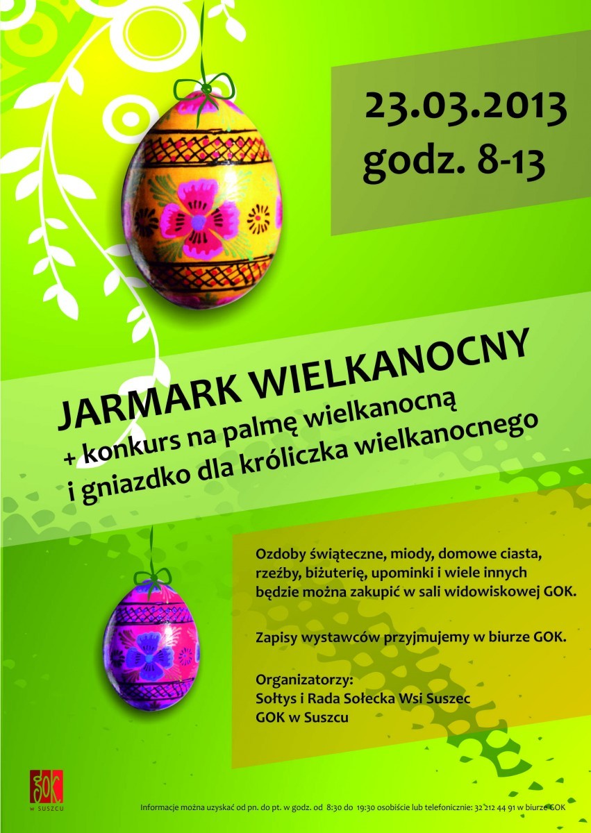 Jarmark Wielkanocny - plakat