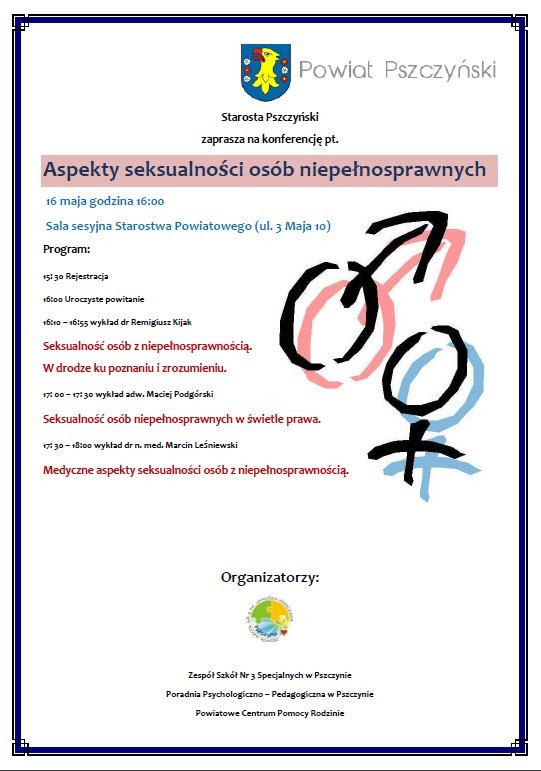 Konferencja - plakat