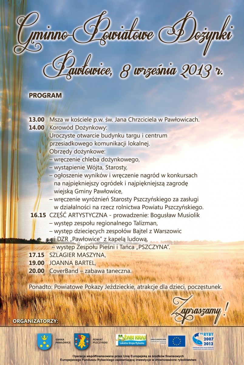plakat-dożynki 2013