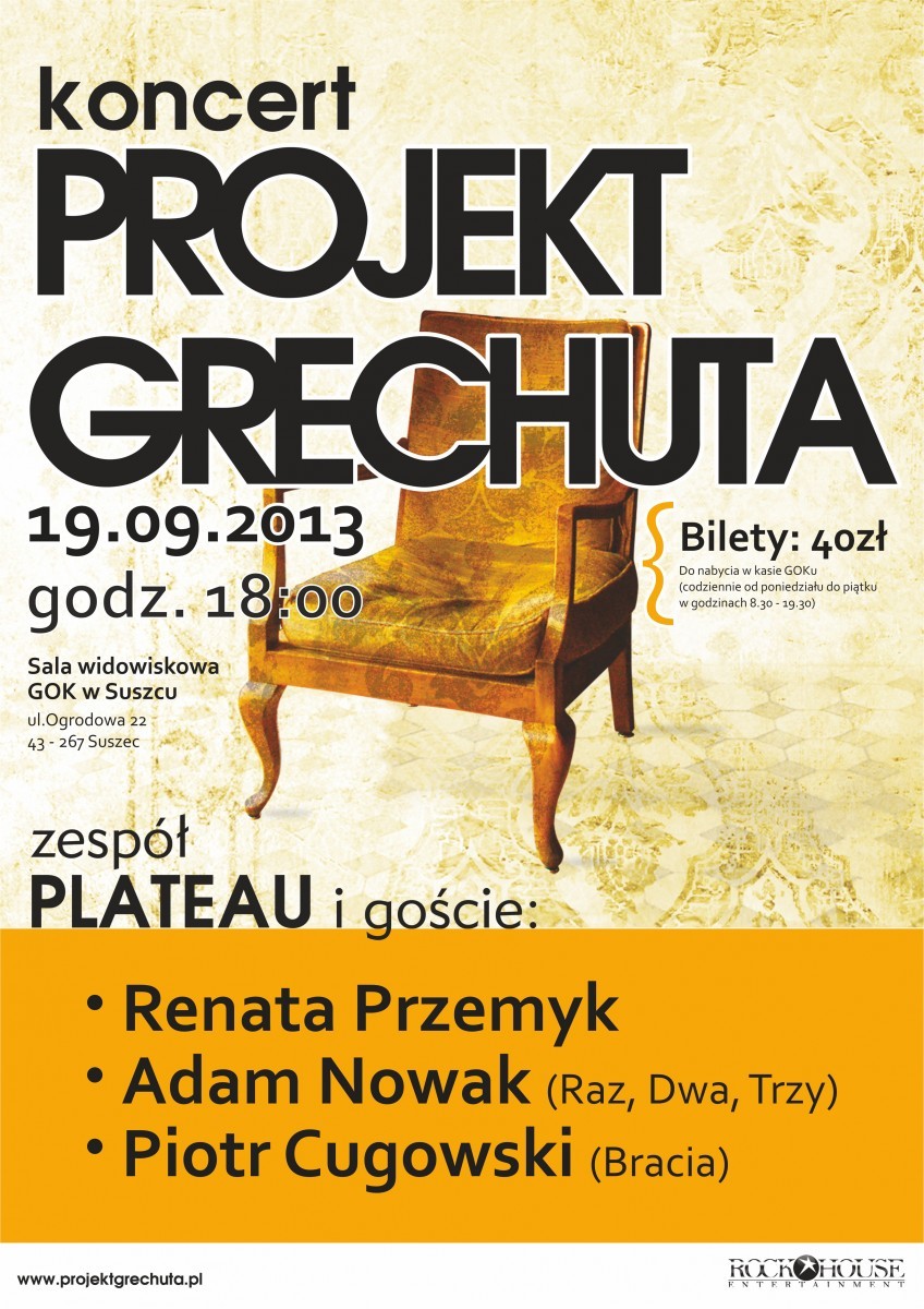 Projekt Grechuta w Suszcu!