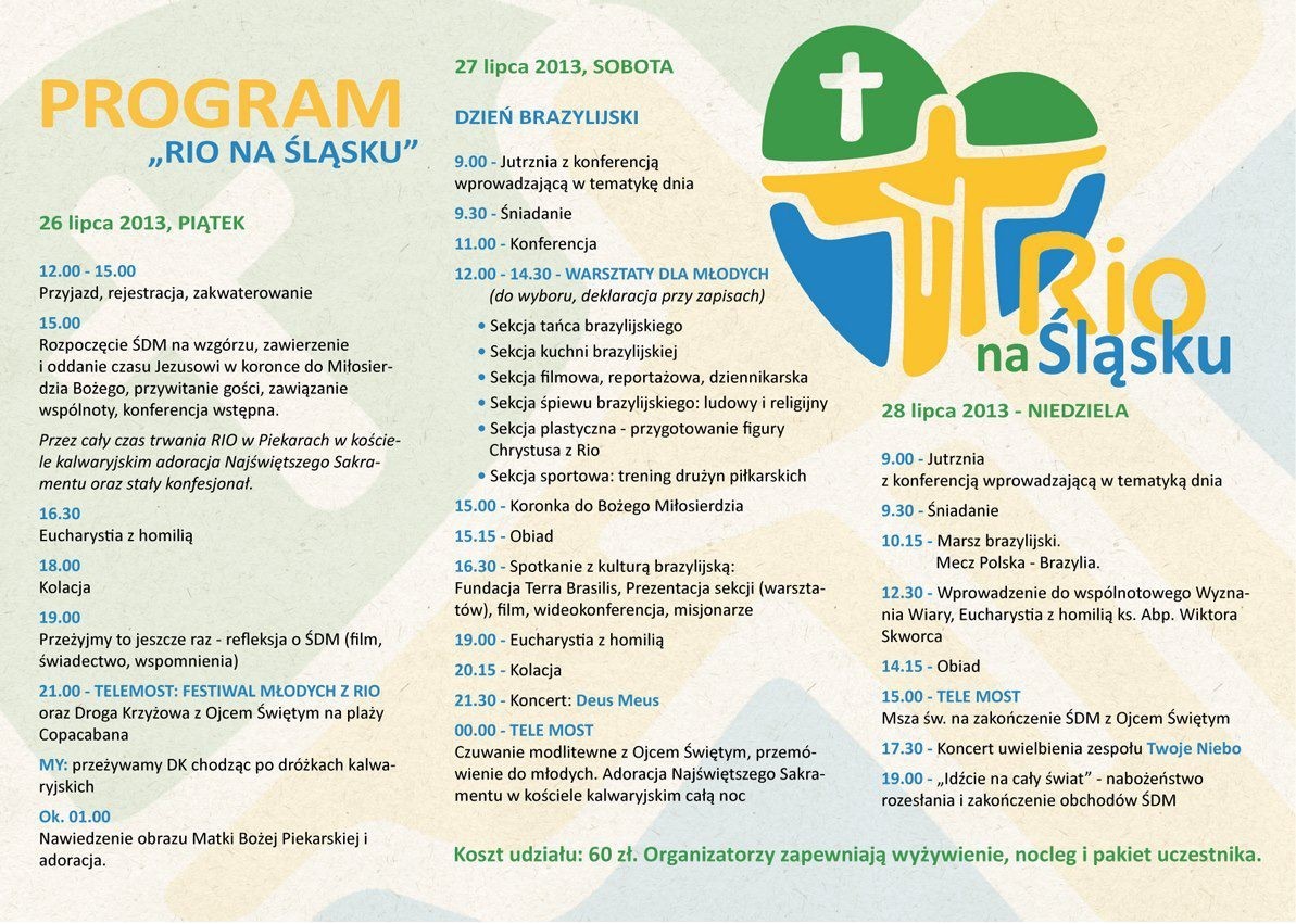 Rio na śląsku - program