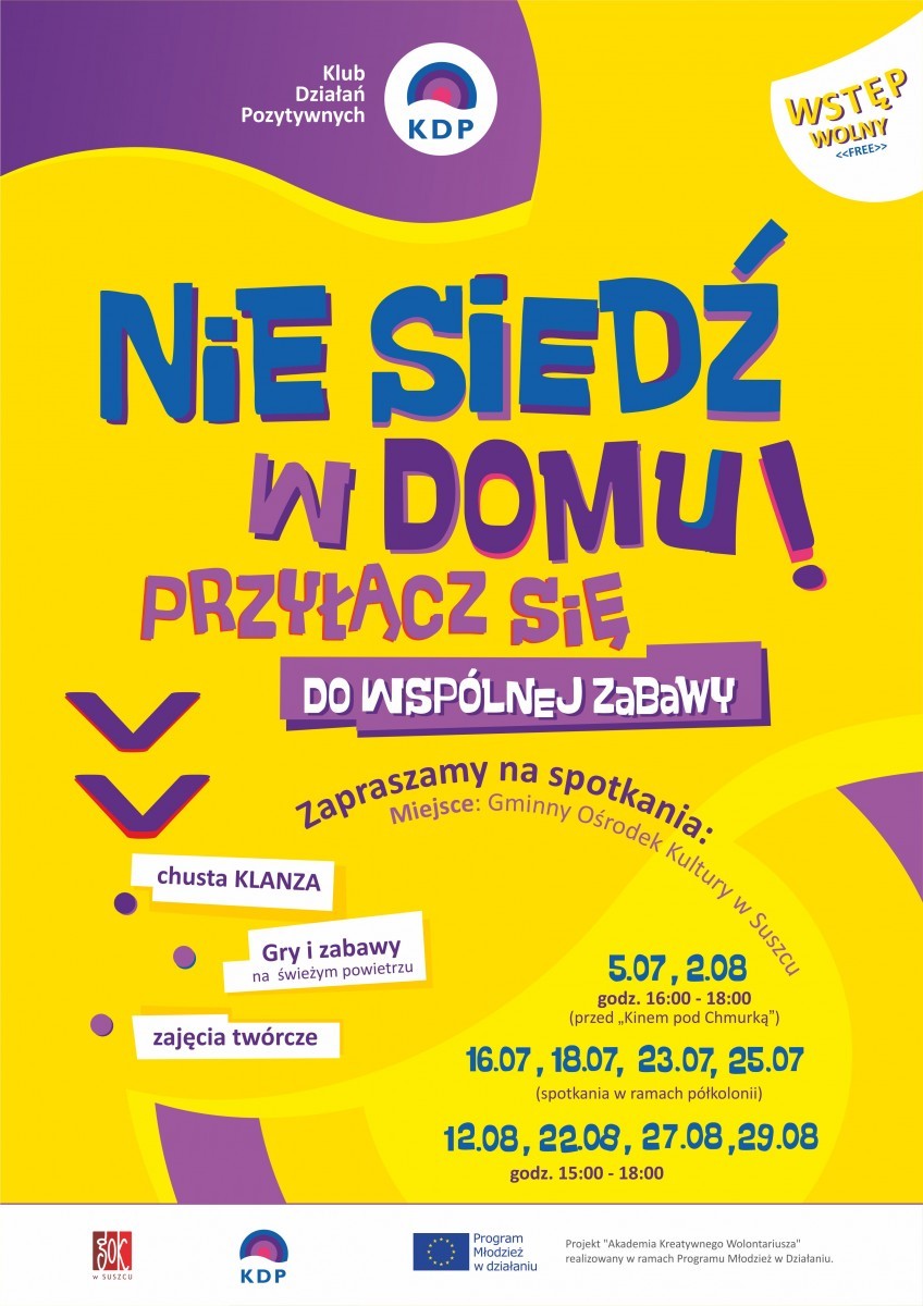 Spotkania animacyjne dla najmłodszych
