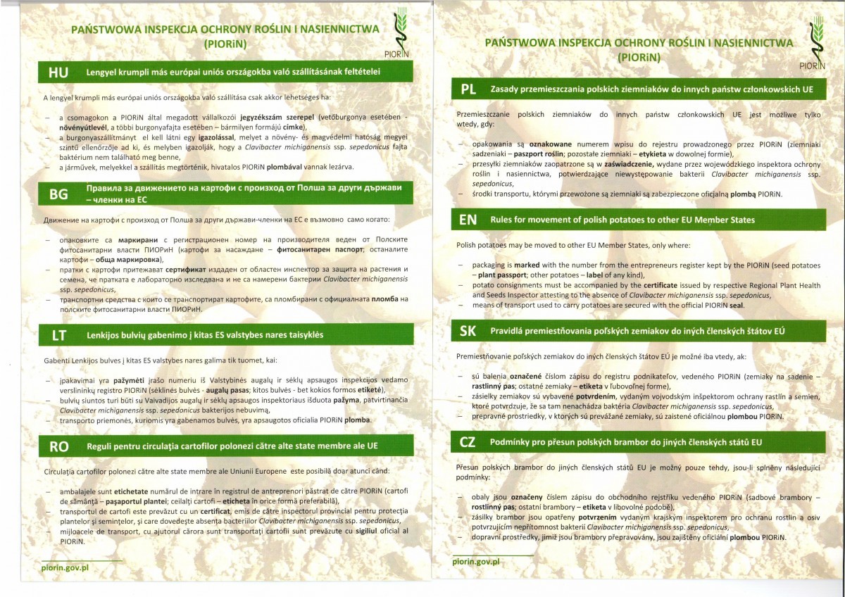 Ulotka informacyjna