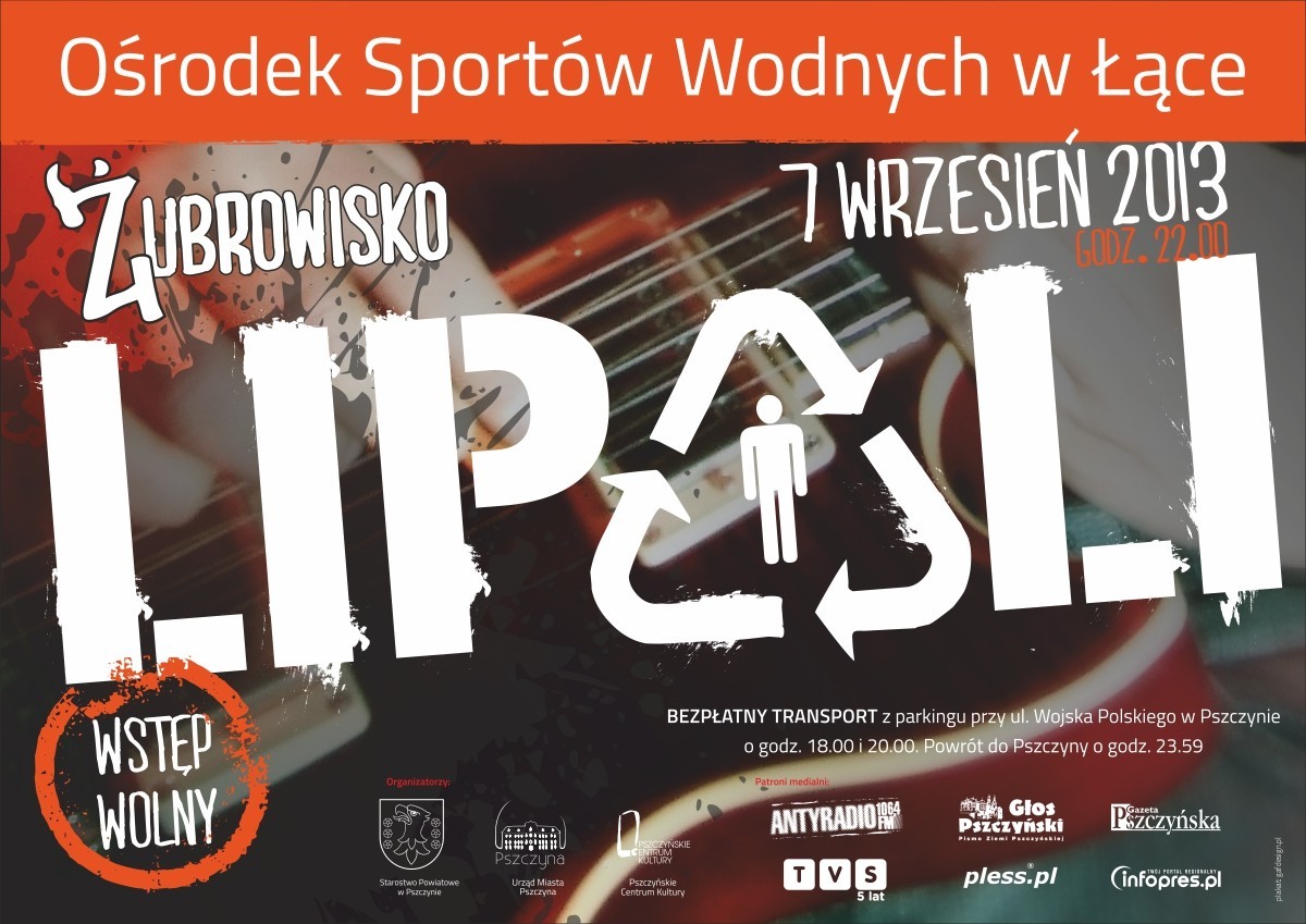 Żubrowisko 2013 - plakat Lipali
