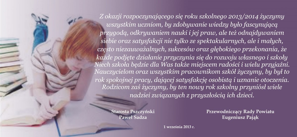Życzenia dla uczniów