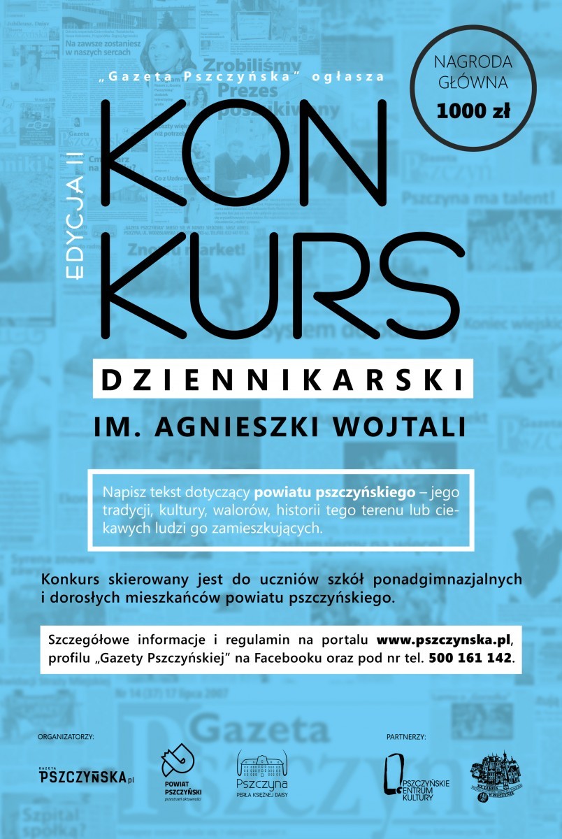 II Konkurs Dziennikarski im. Agnieszki Wojtali - p