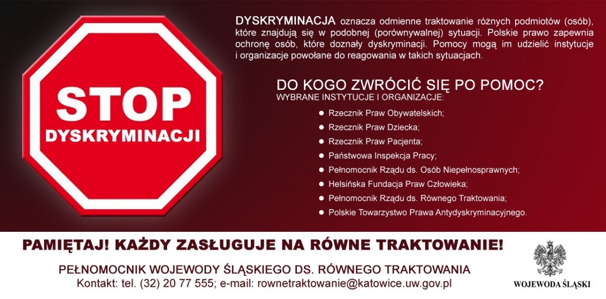 inf. o dyskryminacji