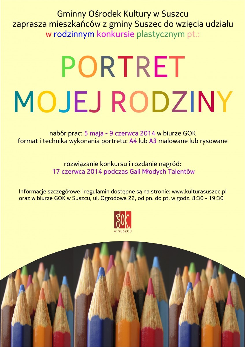 Konkurs plastyczny „Portret Mojej Rodziny”