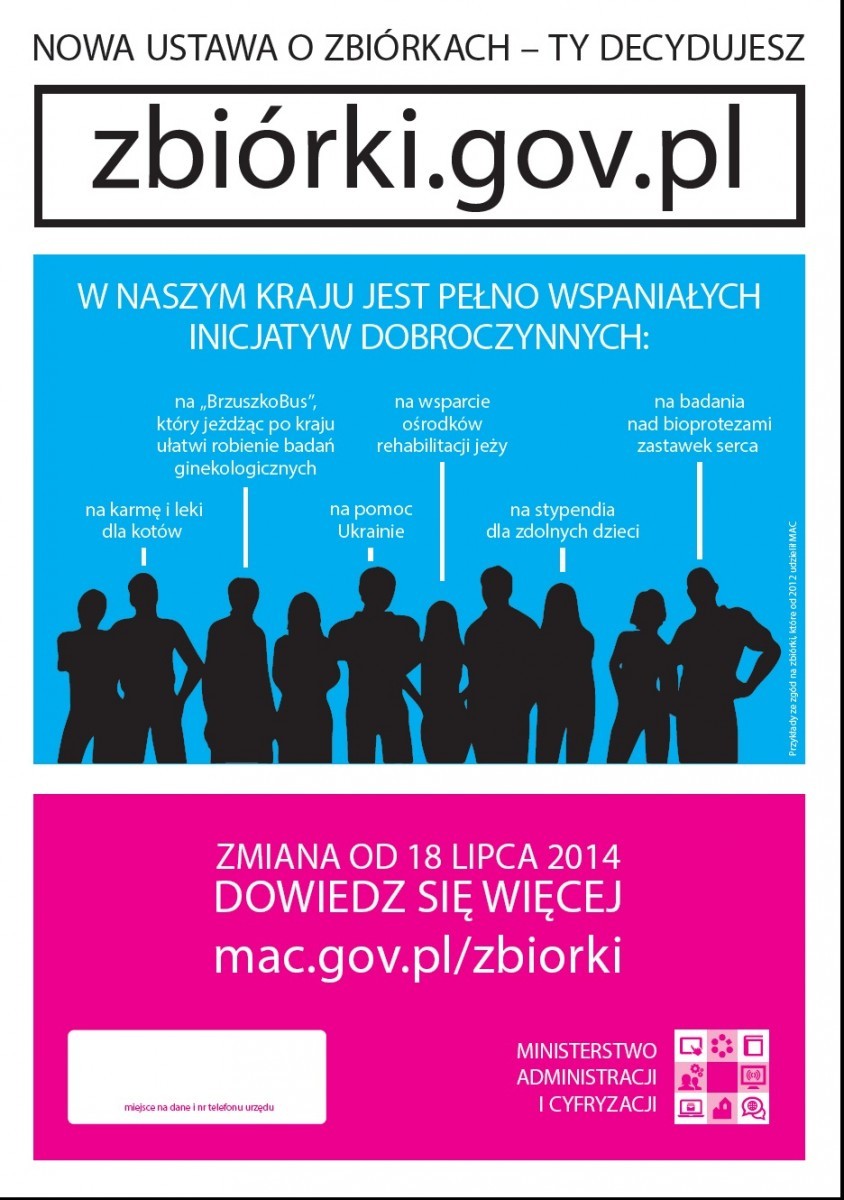 Nowa ustawa o zbiórkach publicznych!