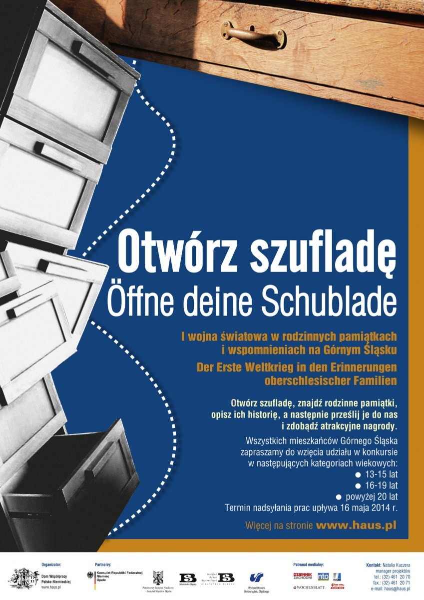 Plakat Konkursu „Otwórz szufladę"
