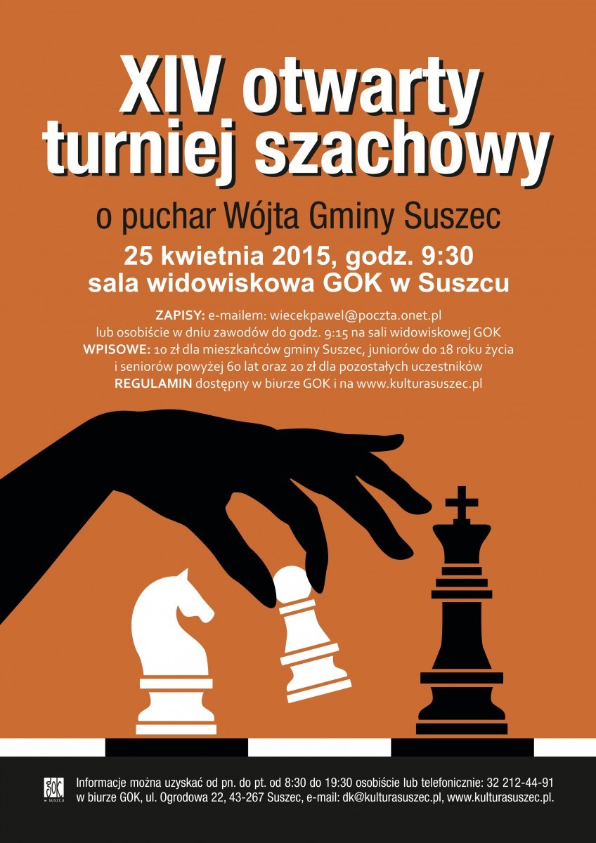 Otwarty Turniej Szachowy o Puchar Wójta Gminy Susz