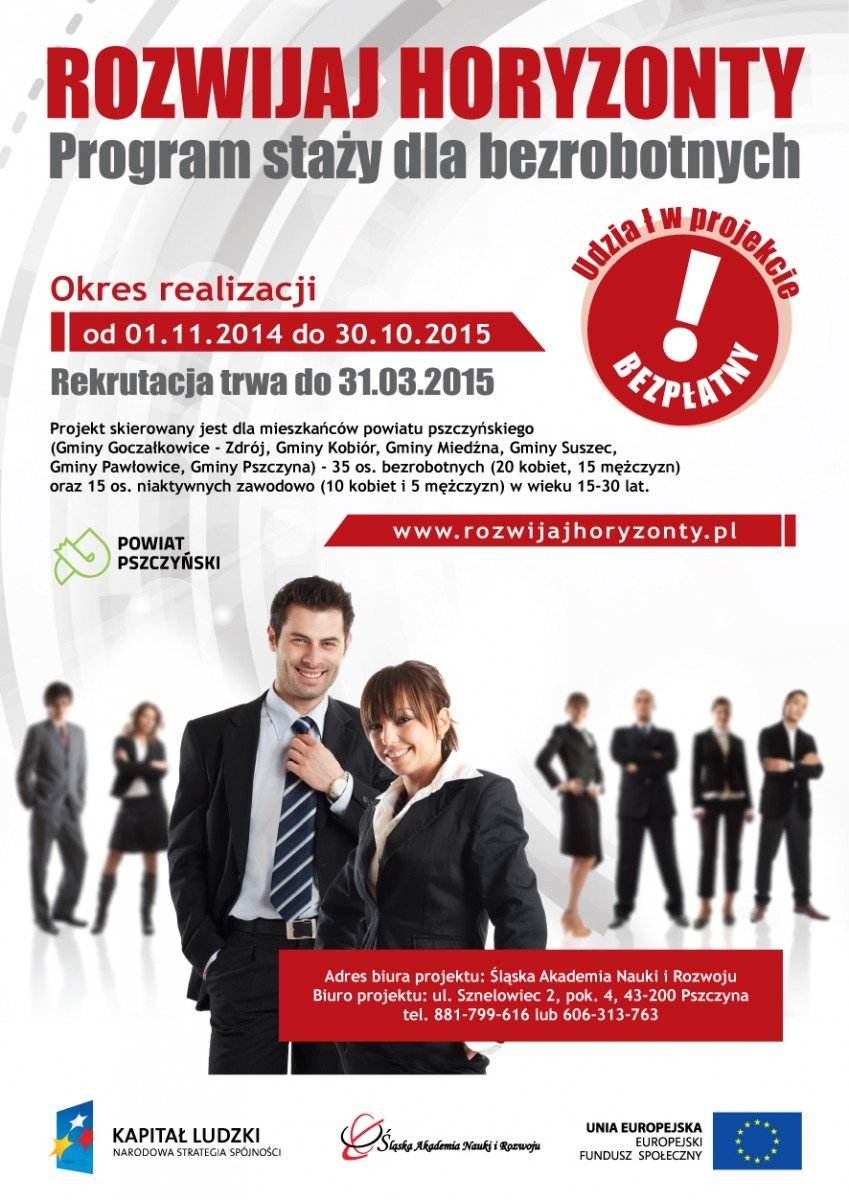 Program staży dla bezrobotnych 1