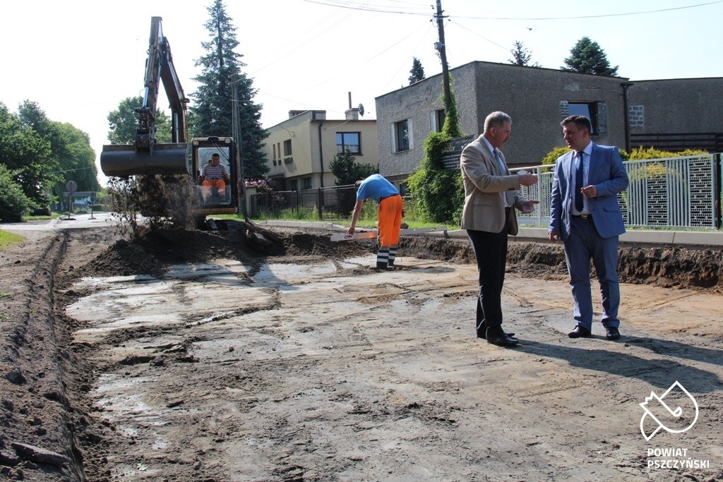 Remont ul. Słowackiego w Piasku