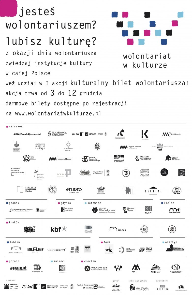 bilet wolontariusza