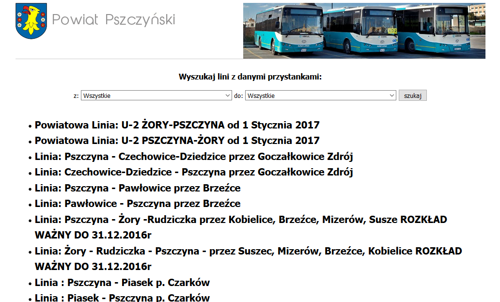 rozkład jazdy