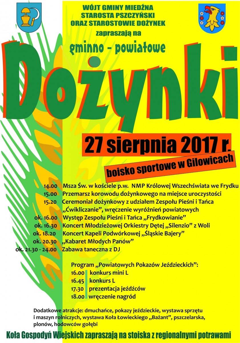 dożynki 2017 plakat
