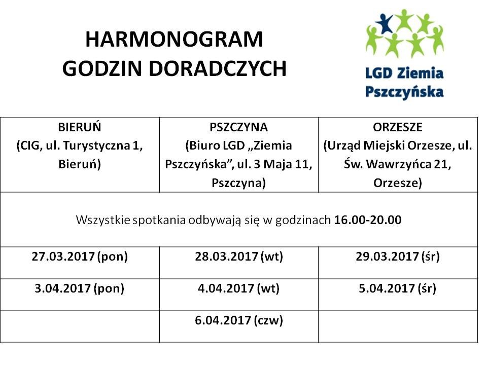 Godziny doradcze LGD