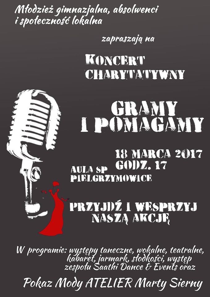 koncert charytatywny Pielgrzymowice