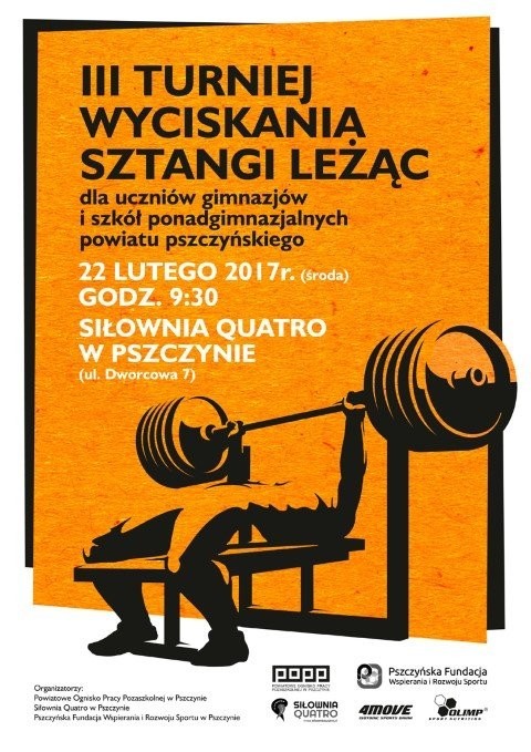 turniej wyciskania sztangi