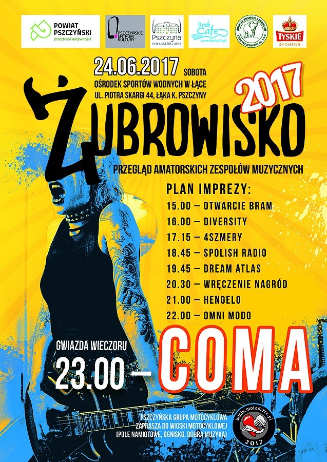 Żubrowisko 2017 - plakat