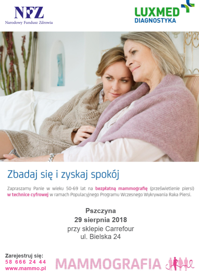 mammografia pszczyna 2018