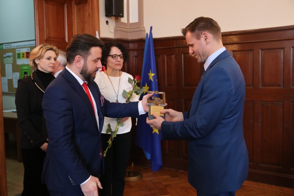 Żubr dla D. Pławeckiego