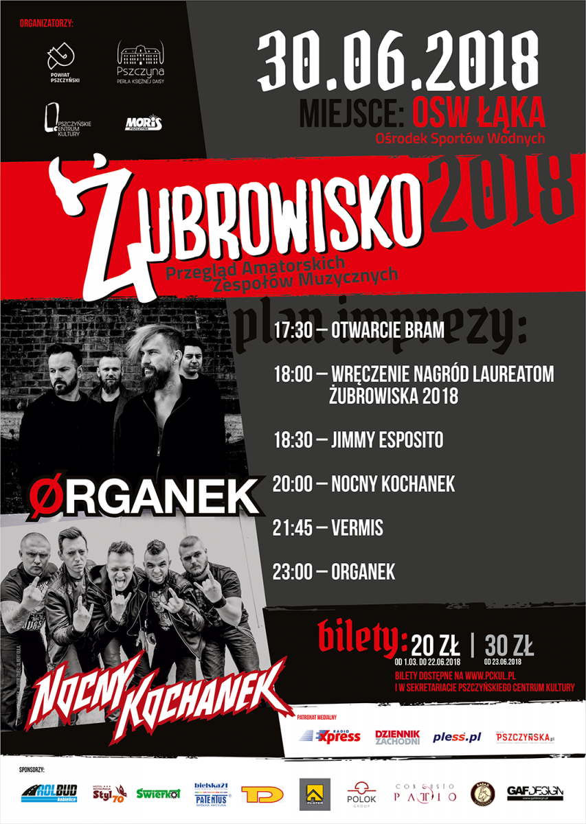 Żubrowisko 2018 plakat