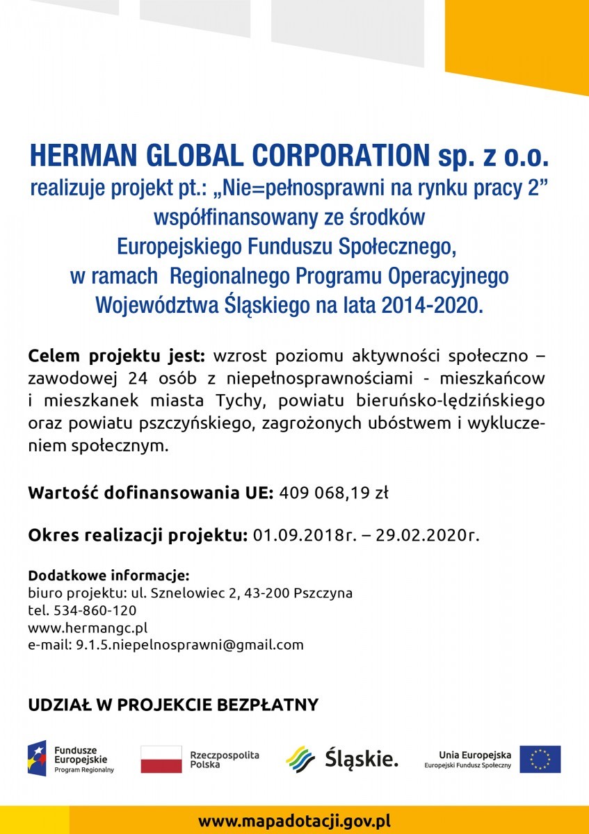 plakat informacyjny