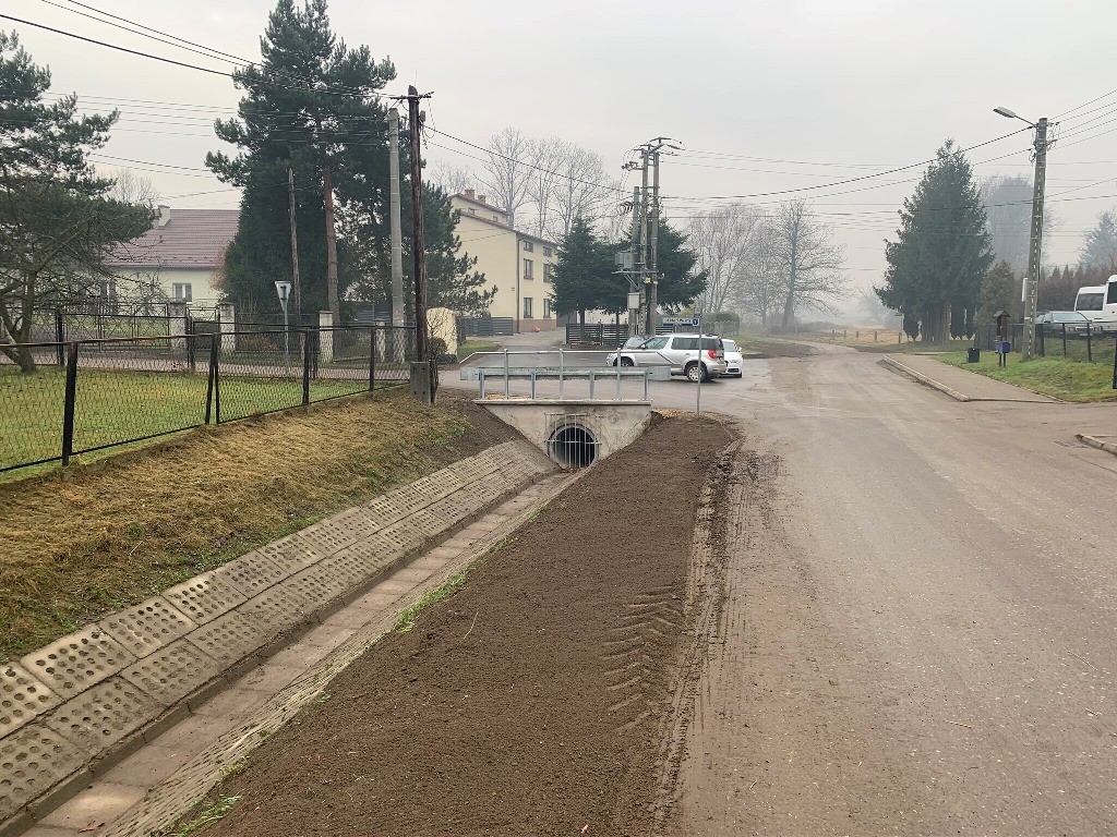 Remont odwodnienia w Grzawie