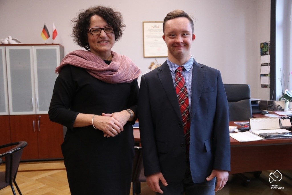 Starosta Barbara Bandoła i Filip Walecki