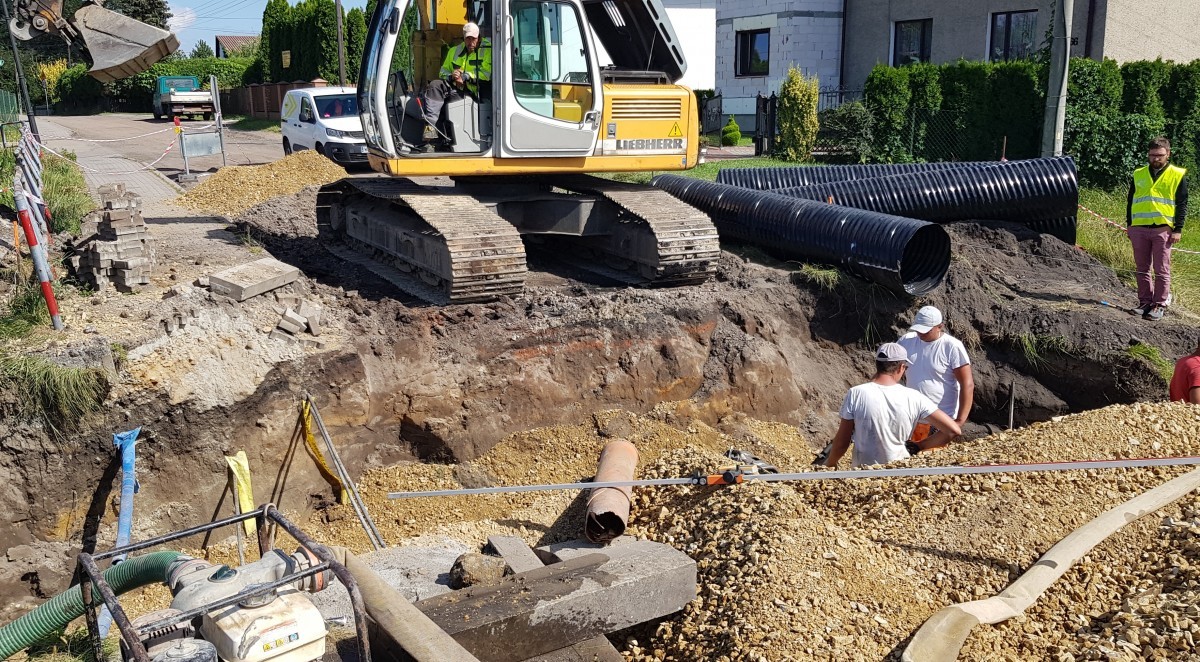 Przebudowa ul. Rodzinnej w Kobiórze