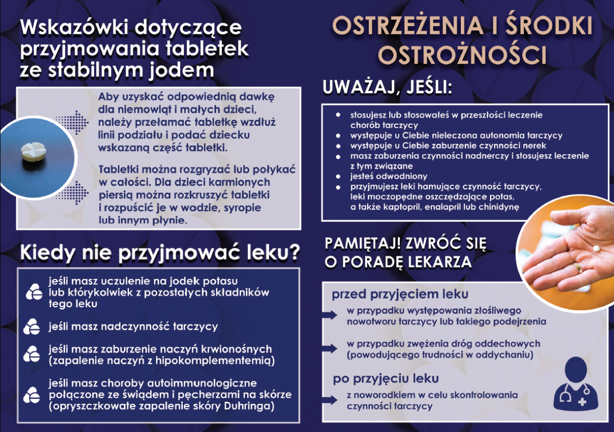 Ulotka z informacjami dot. profilaktyki jodowej str. 2