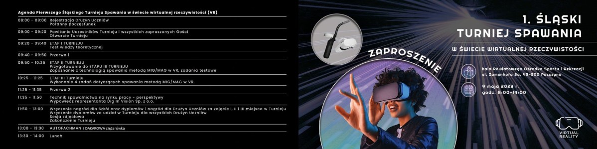 Zaproszenie i agenda na turniej spawania